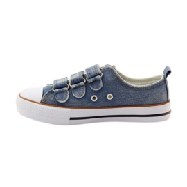 American Club Turnschuhe aus amerikanischem Denim blau 2