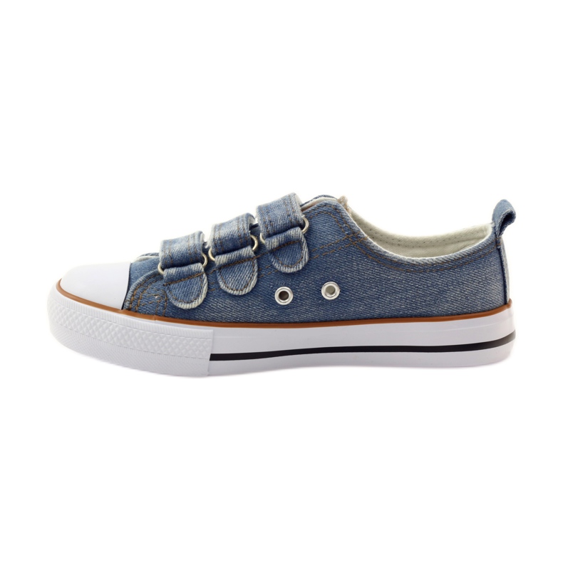 American Club Turnschuhe aus amerikanischem Denim blau 2