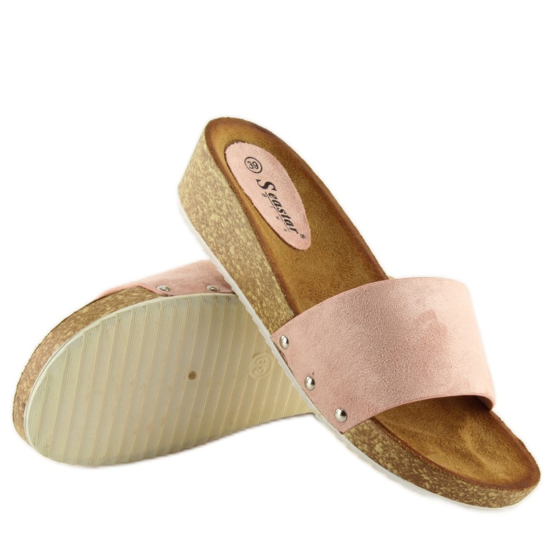 Rosa Rosa Damenhausschuhe CK05P Rosa 1