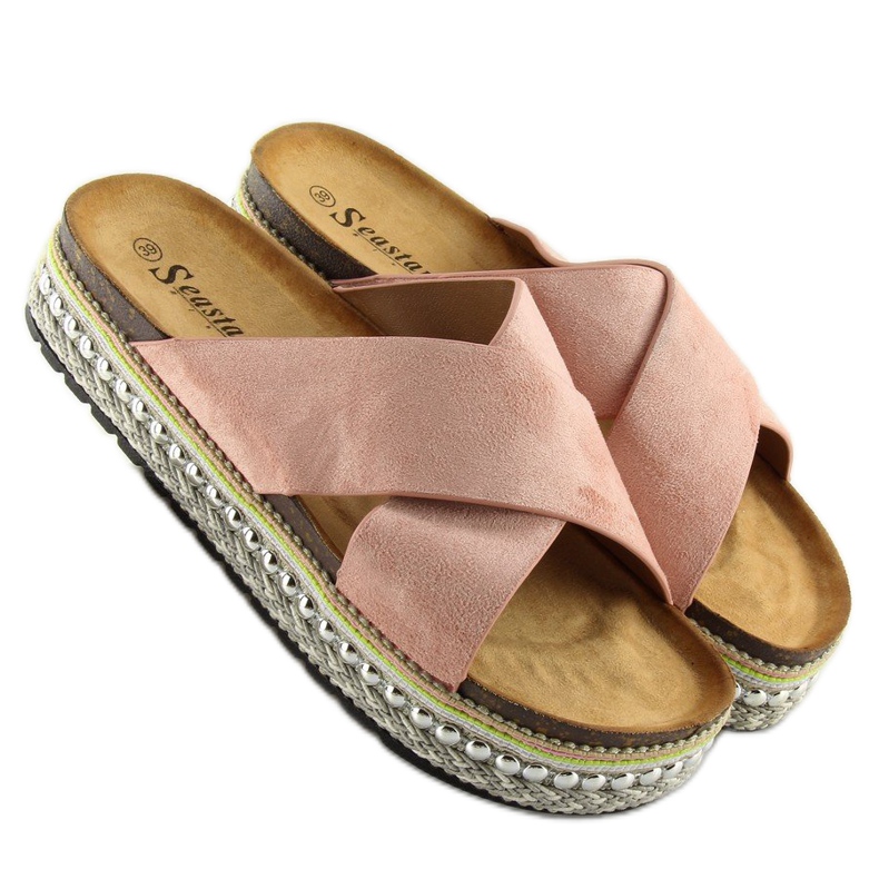 Rosa Rosa Damenhausschuhe CK15P Rosa 2