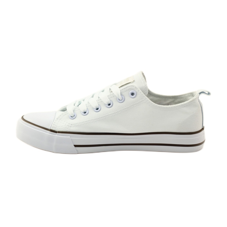 American Club Turnschuhe mit gestickten Rosen American 17035 rot weiß 2