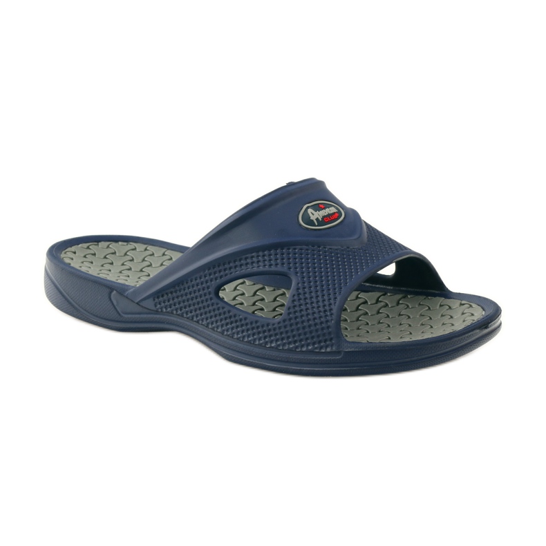 American Club Herren Schaumstoff Badeschuhe American Gr navy blau 1