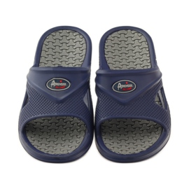 American Club Herren Schaumstoff Badeschuhe American Gr marineblau 4