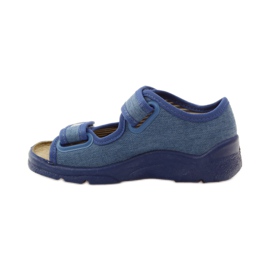 Jungensandalen mit Rüben Befado 113x010 marineblau blau 2
