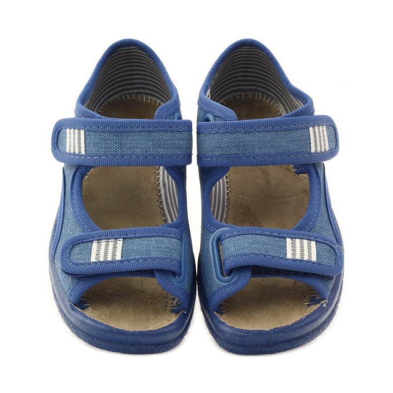 Jungensandalen mit Rüben Befado 113x010 navy blau blau 4