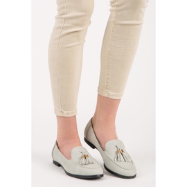 Vices Loafer mit Fransen grau 2