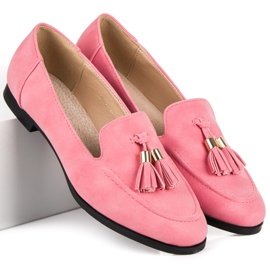 Vices Loafer mit Fransen rosa 4