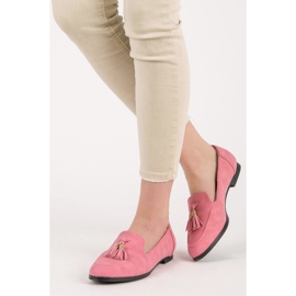Vices Loafer mit Fransen rosa 2