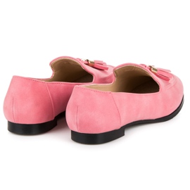 Vices Loafer mit Fransen rosa 7