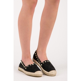 Seastar Wildleder-Espadrilles mit Nieten schwarz 2