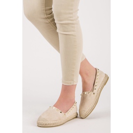 Seastar Wildleder-Espadrilles mit Nieten braun 1