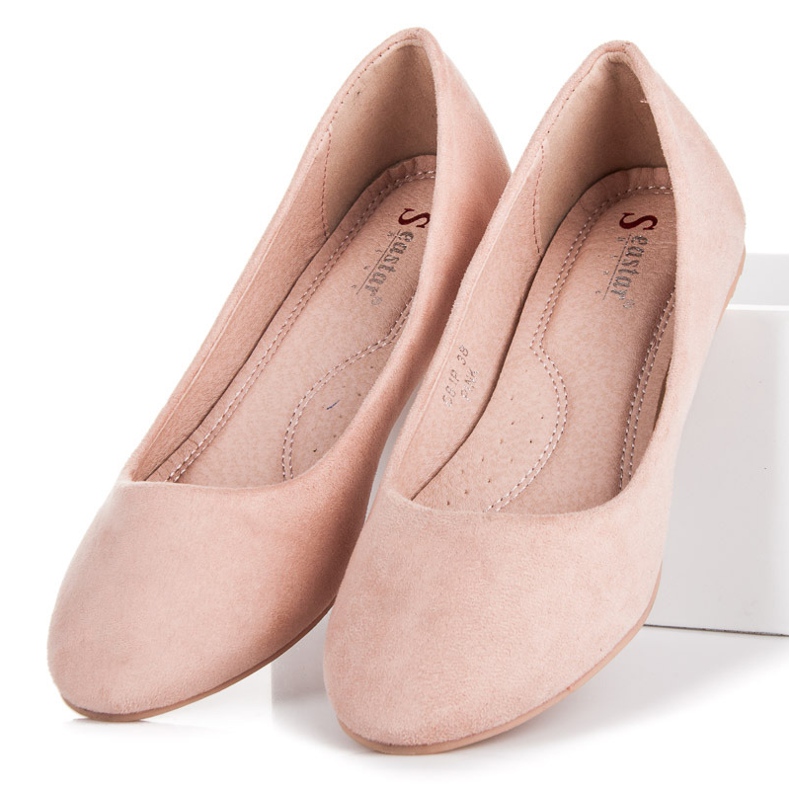 Seastar Ballerinas aus Wildleder rosa 1