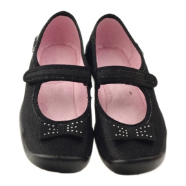Befado Kinderschuhe, Ballerina-Slipper 114Y240 schwarz grau 4