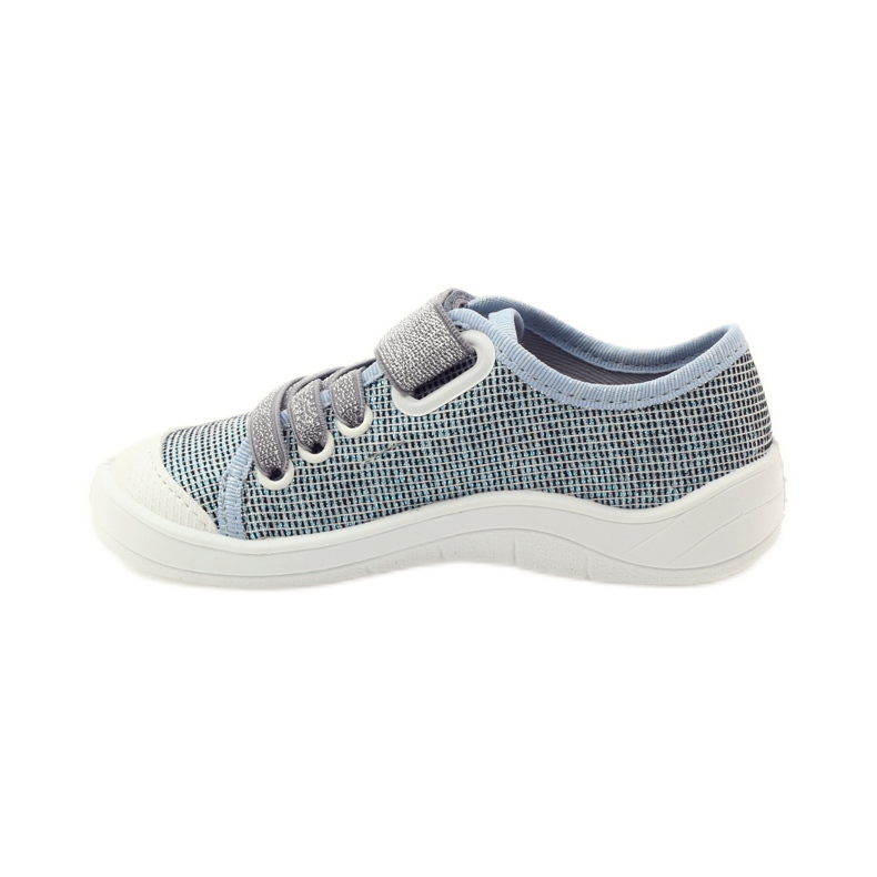 Befado Kinderschuhe, Turnschuhe, Hausschuhe 251x097 grau blau weiß 2