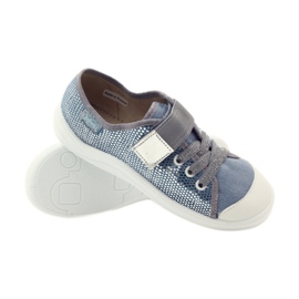 Befado 251y088 Turnschuhe Turnschuhe grau blau weiß 3