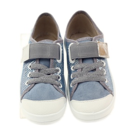 Befado 251y088 Turnschuhe Turnschuhe grau blau weiß 4