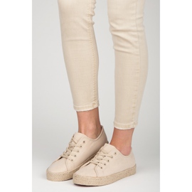Kylie Beige Espadrilles-Turnschuhe 2