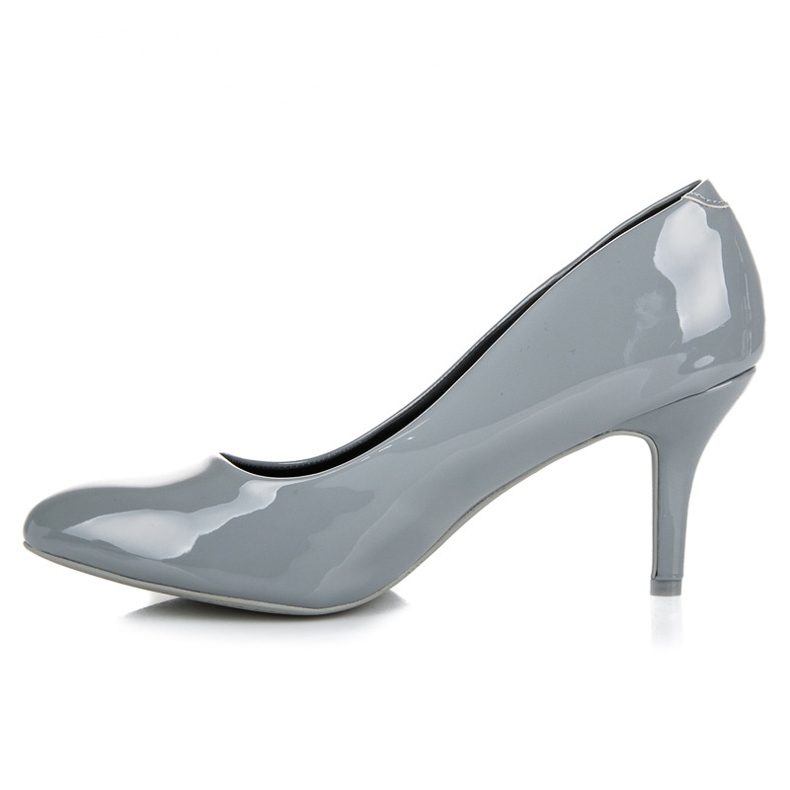 Vices Klassische Glanz-Heels grau 1