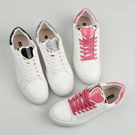 Vices Weiße Sweet Heart Turnschuhe 1