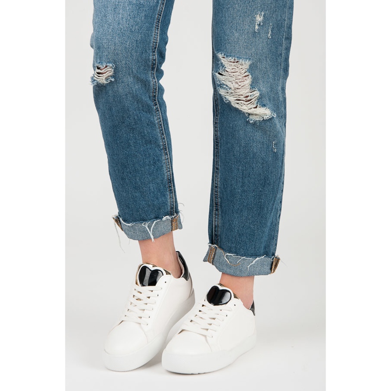 Vices Weiße Sweet Heart Turnschuhe 2