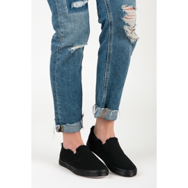 Seastar Schwarze Slipper 2