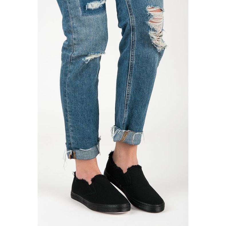 Seastar Schwarze Slipper 2