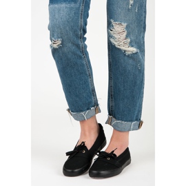 Seastar Schwarze Sneaker zum Hineinschlüpfen 1