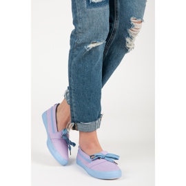 Seastar Lila Slip-On-Sneakers blau violett 1
