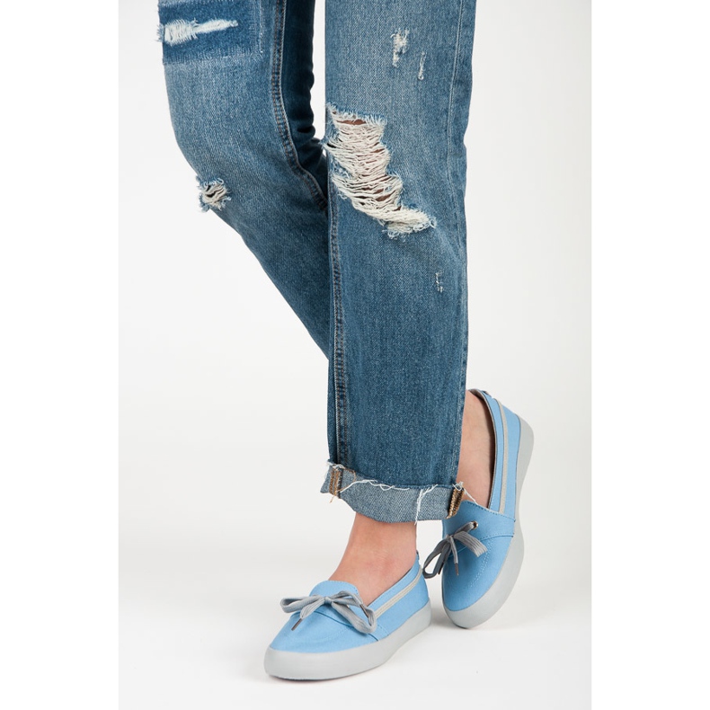 Seastar Blaue Sneaker zum Hineinschlüpfen grau 1