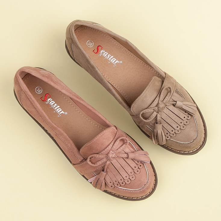 Seastar Loafer mit Fransen braun 1