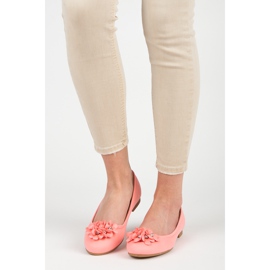 Vices Damenballerinas mit Blumen rosa 2