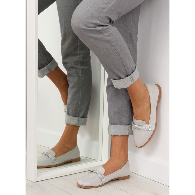 Grau Graue Damenschuhe H8-110 Grau 1