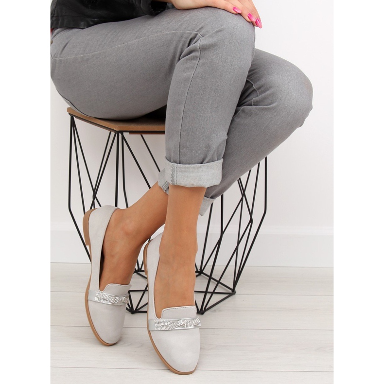 Grau Graue Damenschuhe H8-110 Grau 2