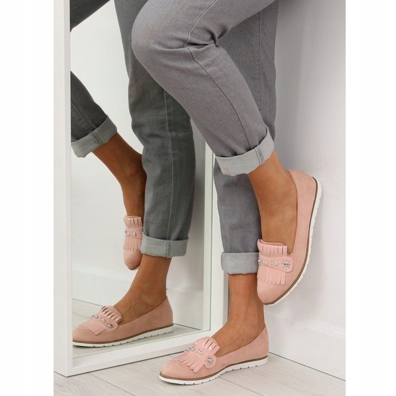 Pink DM30P Pinke Damenslipper rosa 1