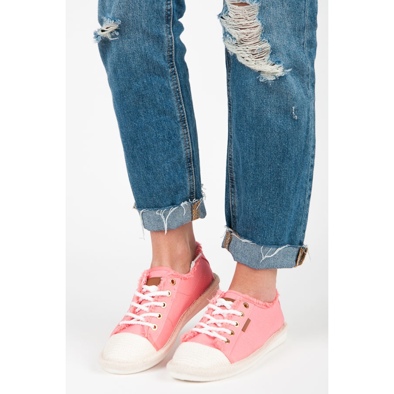 Seastar Schnürschuhe, Espadrilles rosa 2