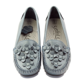 Filippo Blaue Mokassinschuhe F 138 4