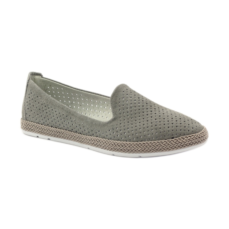 Filippo Grey Lords Ballerinas F 081 Espadrilles grau 1