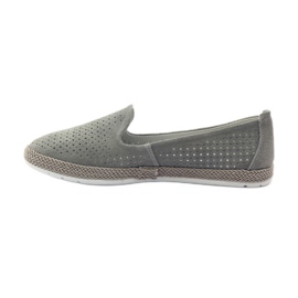 Filippo Grey Lords Ballerinas F 081 Espadrilles grau 2