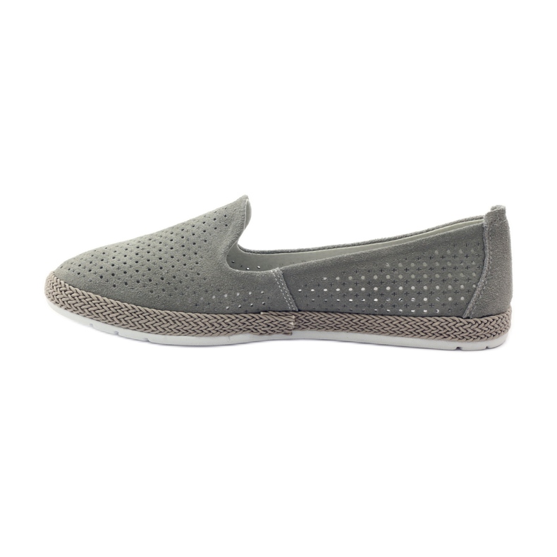 Filippo Grey Lords Ballerinas F 081 Espadrilles grau 2