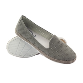 Filippo Grey Lords Ballerinas F 081 Espadrilles grau 3