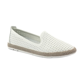 Filippo Lords Ballerinas Espadrilles F 081 weiß 1