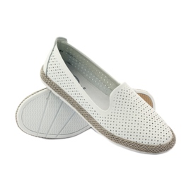 Filippo Lords Ballerinas Espadrilles F 081 weiß 3