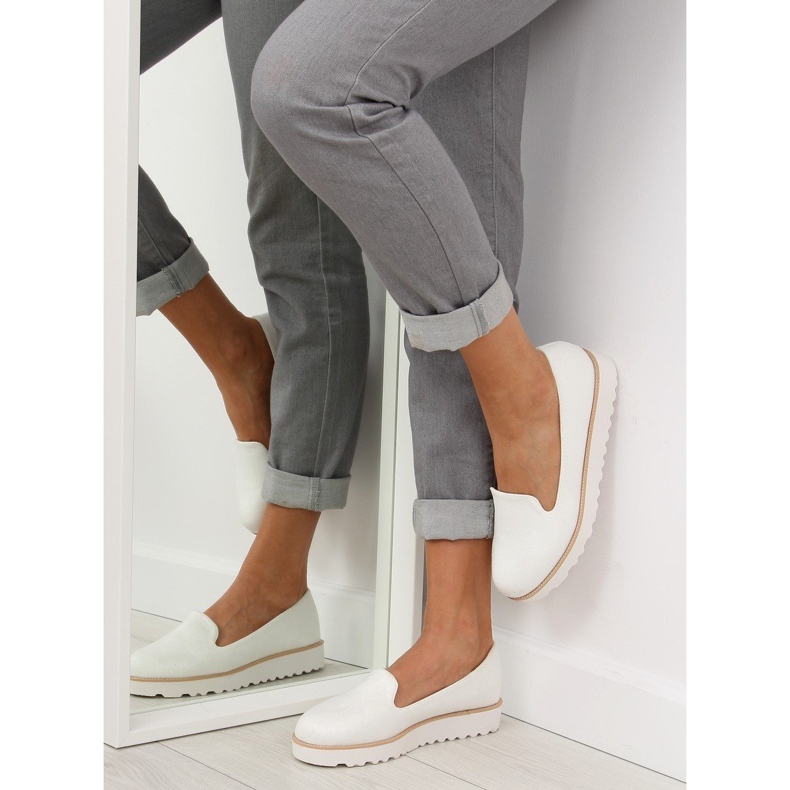 Weiße Herrenschuhe T309P Weiß 1