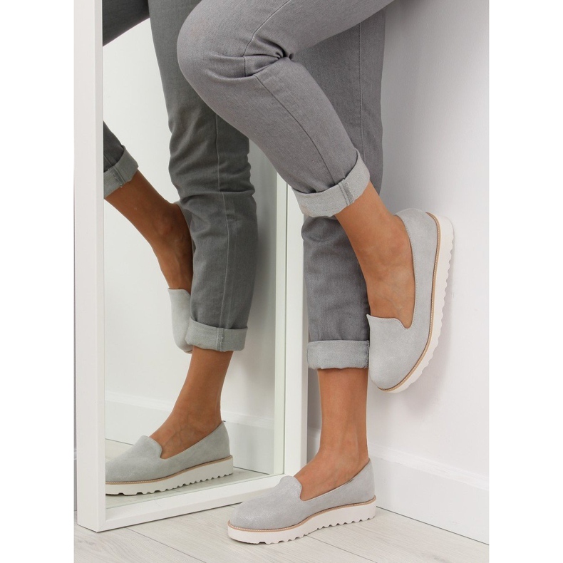 Graue Loafer lordsy T309P Grau 1