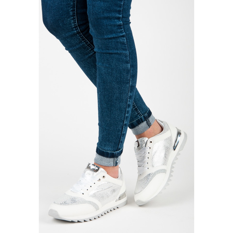 American Club Sportschuhe weiß grau 2