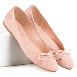 Seastar Rosa Wildleder Ballerinas 2