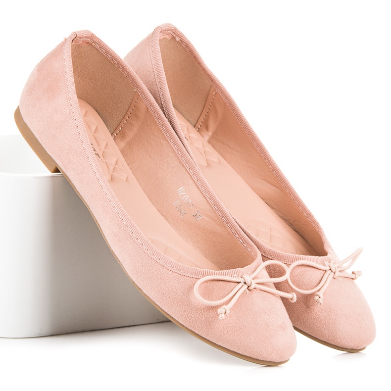 Seastar Rosa Wildleder Ballerinas 2