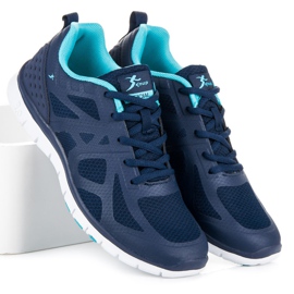 Sportschuhe in marineblau 1