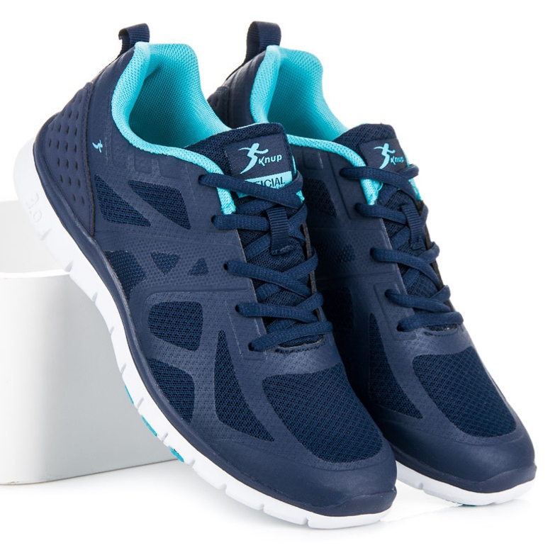 Sportschuhe in marineblau 1