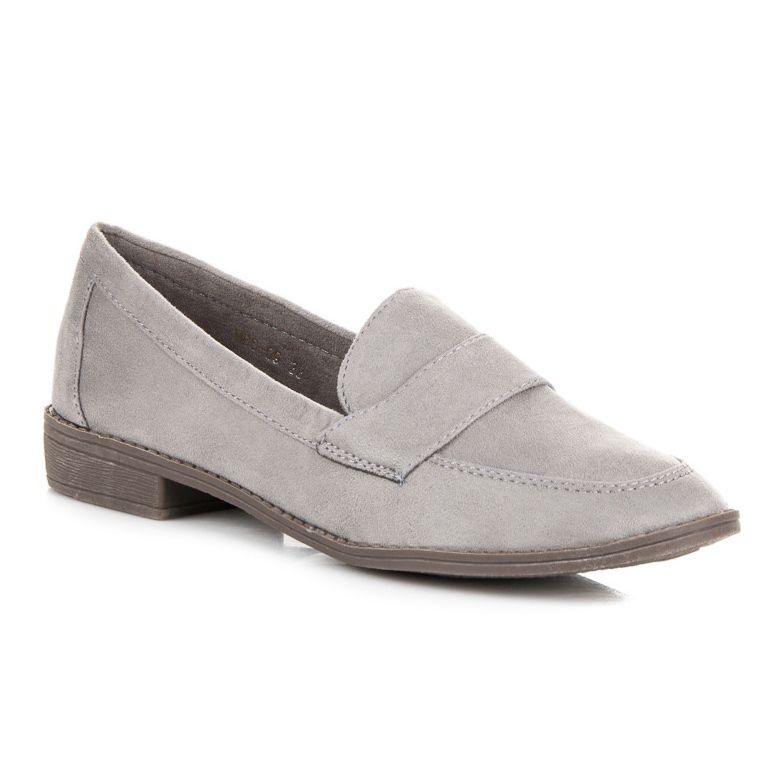 Comer Graue Wildleder-Loafer 1